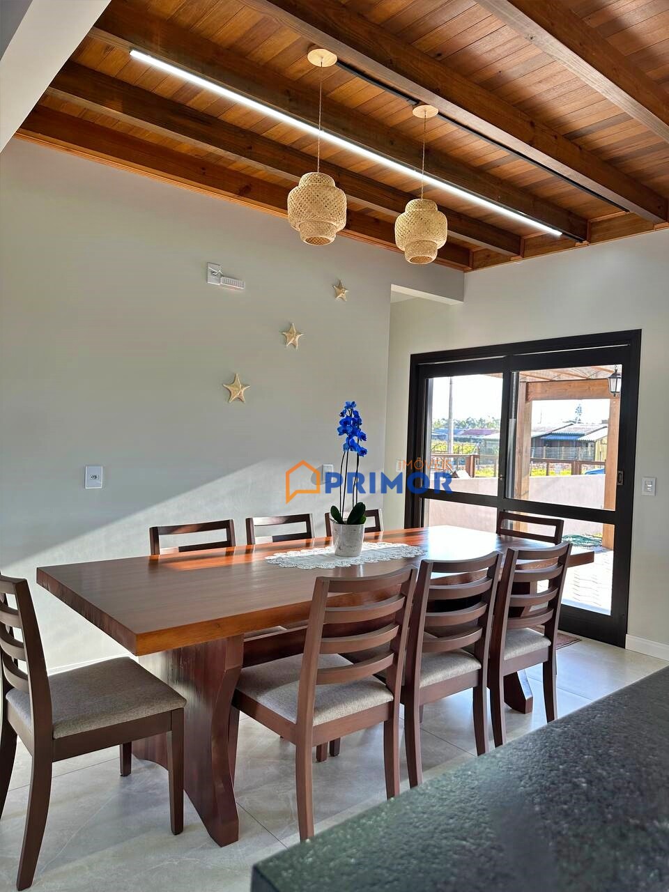 Casa a venda com telhado sanduíche bairro Brilhamares - Balneário Gaivota/SC